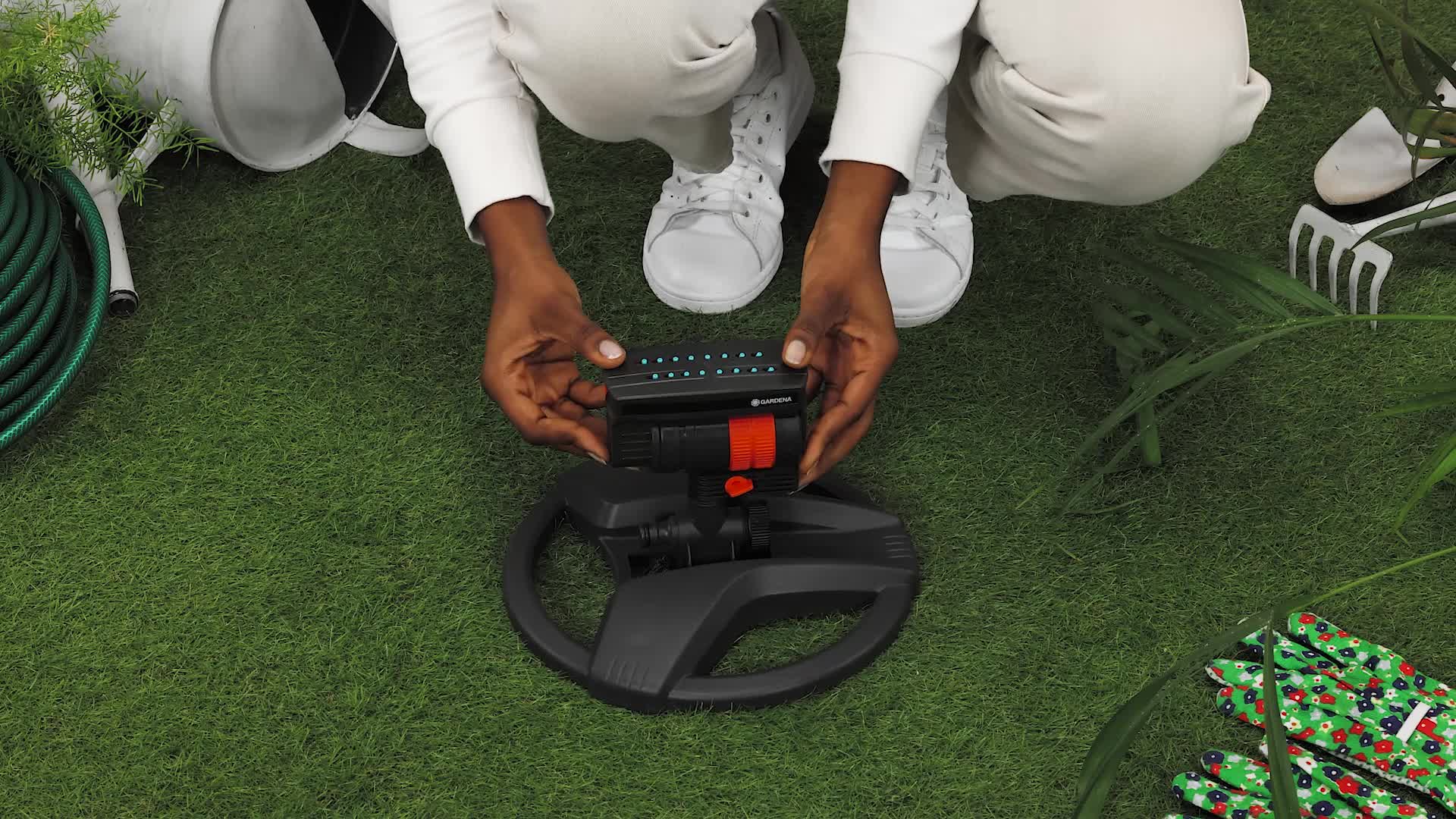 Amazon.com : Gardena AquaZoom Compact Rectangular oscillating